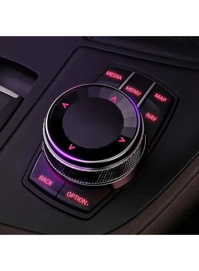 BMW Multimedia Knob Cover NBT Model ABS Interior Decor Upgrade - Image 3